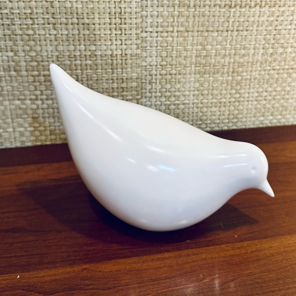 🌟HP🌟VTG 2000s Large White Matte Porcelain Turtle Dove Art Pottery Figurine - Picture 4 of 11